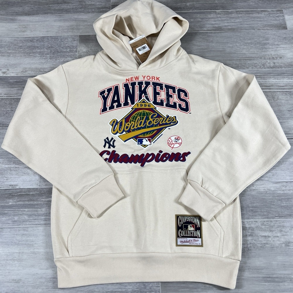 Mitchell & Ness New York Yankees 1996 World Series Champions Cream Hoodie Men S
